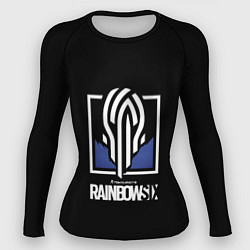 Рашгард женский Rainbow six siege logo, цвет: 3D-принт