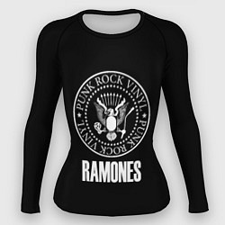 Женский рашгард Ramones rock logo