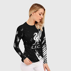 Рашгард женский Liverpool краски фк, цвет: 3D-принт — фото 2