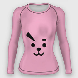 Рашгард женский BT21 Cooky, цвет: 3D-принт