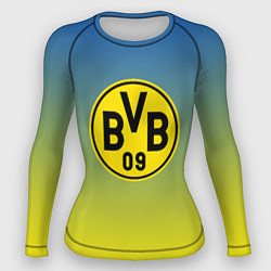 Рашгард женский Borussia gradient, цвет: 3D-принт