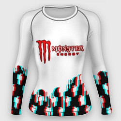 Рашгард женский Billie Eilish x Monster energy, цвет: 3D-принт