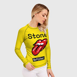 Рашгард женский Stones no filter, цвет: 3D-принт — фото 2
