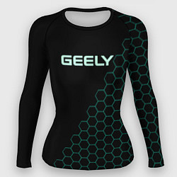 Женский рашгард Geely чёрный мозаика