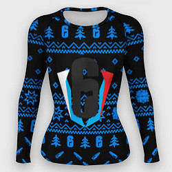 Женский рашгард Rainbow six winter steel