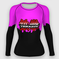 Женский рашгард Tekken розовая геометрия