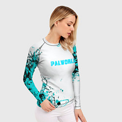 Рашгард женский Palworld краски, цвет: 3D-принт — фото 2
