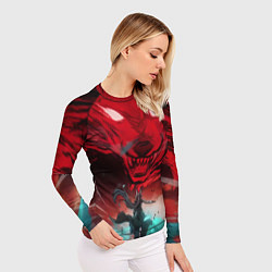 Рашгард женский Honkai Star Rail Feixiao, цвет: 3D-принт — фото 2