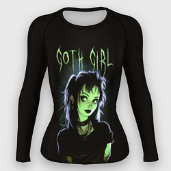 Рашгард женский Goth girl - Beetlejuice, цвет: 3D-принт