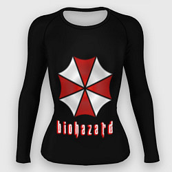 Женский рашгард Biohazard logo