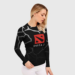 Рашгард женский DOTA2 земля, цвет: 3D-принт — фото 2