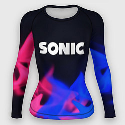 Женский рашгард Sonic neon flame