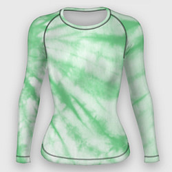 Рашгард женский Салатовый тай дай, цвет: 3D-принт