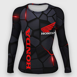 Рашгард женский Honda - плиты, цвет: 3D-принт