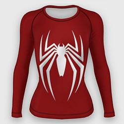 Рашгард женский SpiderMan - logo, цвет: 3D-принт