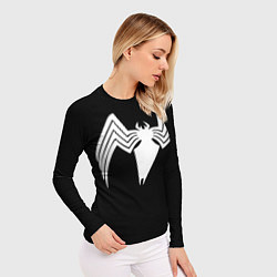 Рашгард женский Venom - spider logo, цвет: 3D-принт — фото 2