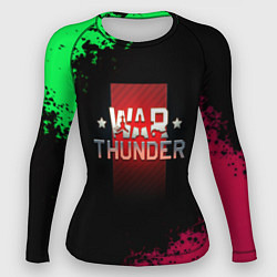 Рашгард женский Вартандер брызги красок, цвет: 3D-принт