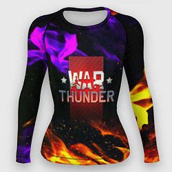 Рашгард женский Warthunder neon flame, цвет: 3D-принт