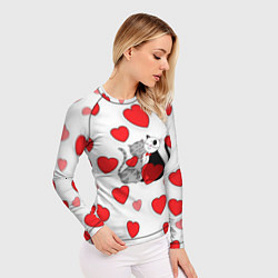 Рашгард женский Атмосфера любви, цвет: 3D-принт — фото 2