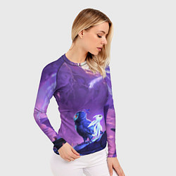 Рашгард женский Ori and the Will of the Wisps, цвет: 3D-принт — фото 2