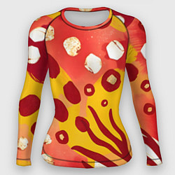 Рашгард женский Африканский паттерн, цвет: 3D-принт