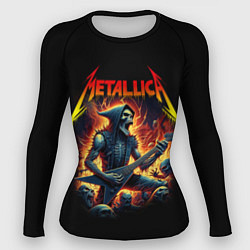Рашгард женский Metallica - James Alan Hatfield, цвет: 3D-принт