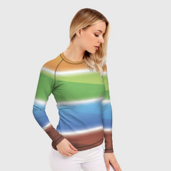 Рашгард женский Просвет, цвет: 3D-принт — фото 2