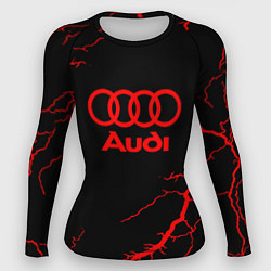 Рашгард женский Audi storm, цвет: 3D-принт