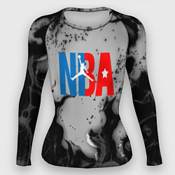 Рашгард женский NASA неоновый огонь, цвет: 3D-принт