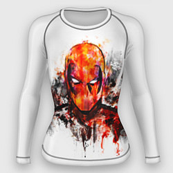 Рашгард женский Дэдпул краски, цвет: 3D-принт
