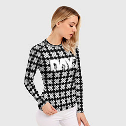 Рашгард женский Dayz крестики, цвет: 3D-принт — фото 2