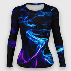 Рашгард женский Color blue pink, цвет: 3D-принт