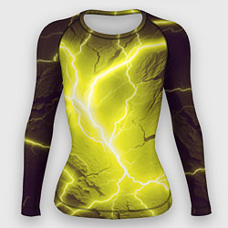 Женский рашгард Color yellow black