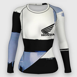 Рашгард женский Honda логотип, цвет: 3D-принт