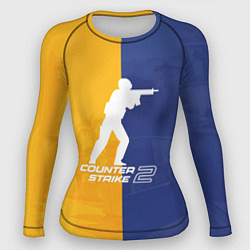 Рашгард женский Cs 2, цвет: 3D-принт