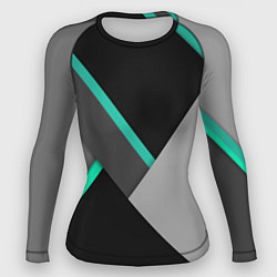 Рашгард женский Multicoloured, цвет: 3D-принт