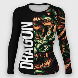 Рашгард женский Татуировка дракона ирезуми, цвет: 3D-принт