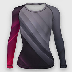 Рашгард женский Color black grey, цвет: 3D-принт