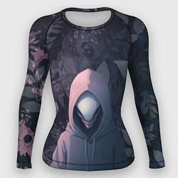Рашгард женский Ксеноморф в капюшоне, цвет: 3D-принт