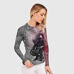 Рашгард женский Ксеноморф в розовых тонах, цвет: 3D-принт — фото 2