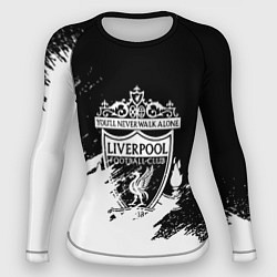 Рашгард женский Liverpool краски белые, цвет: 3D-принт