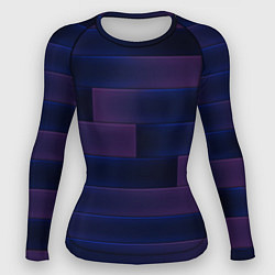 Рашгард женский Color blue square, цвет: 3D-принт