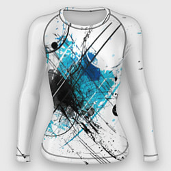 Рашгард женский Абстракция цвета, цвет: 3D-принт