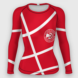 Рашгард женский Atlanta Hawks NBA team, цвет: 3D-принт