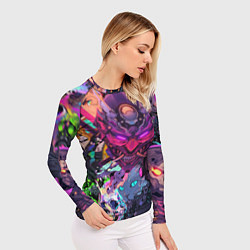 Рашгард женский Стиль Cyberpunk, цвет: 3D-принт — фото 2