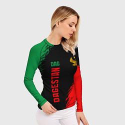 Рашгард женский Dagestan sport, цвет: 3D-принт — фото 2