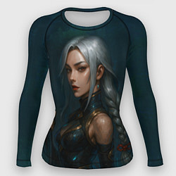 Рашгард женский Девушка с копьем китайский стиль, цвет: 3D-принт