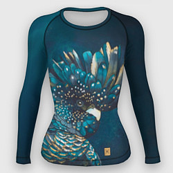 Женский рашгард Попугай акварельный - big picture