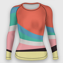 Рашгард женский Спектр июнь, цвет: 3D-принт