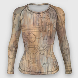 Рашгард женский Стимпанк элементы, цвет: 3D-принт